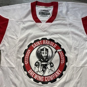 Saint Arnold Brewing Company Player Issued Hockey Jersey Size Small Oversized - Picture 1 of 14