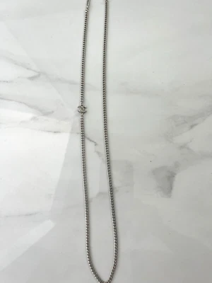 Chanel Desmontable 30 Pulgadas Cadena Plateada para Gafas de Sol Anteojos Nuevo Foto 1 de 3