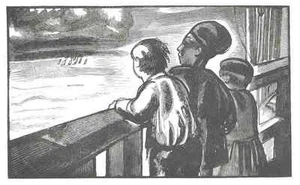 TRÄUME von ABENTEUERLICHER FERNE - Edy LEGRAND - Original Holzschnitt 1925 - Picture 1 of 1