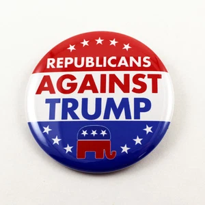 2 1/4 Pinback button - Republicans Against Trump - anti trump DRUMPF Cruz right - Picture 1 of 3