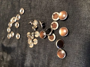 Camicia western Ginger Snaps Scovill marrone 10 PERLE CHIUSURE A SCATTO bottoni artigianato - Foto 1 di 3