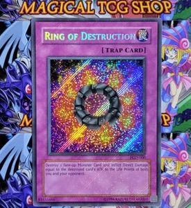 Yugioh Ring of Destruction PGD-000 Secret Rare Holo Bleed Konami 2003 - Picture 1 of 8