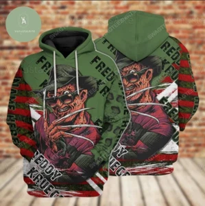 Halloween Freddy Krueger 3D SUDADERA CON CAPUCHA Regalo de Halloween Mejor Precio Regalo de Navidad - Imagen 1 de 3