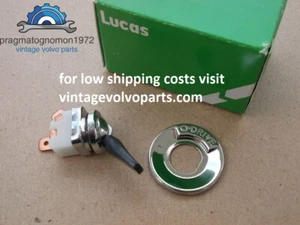 VOLVO AMAZON 121 122 P1800 PV 544 OVERDRIVE BEZEL AND LUCAS SWITCH set - Picture 1 of 4