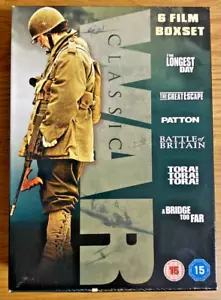 ** Classic War Collection - 6 Film Box Set - DVD Movies - Region 2 - Cert 15 ** - Picture 1 of 16