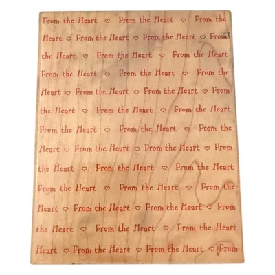 Hero Arts 心形字印 S1235 超大橡皮图章 — 第 1/3 张图片