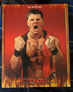 The Phenomenal AJ Styles signiertes TNA Wrestling WWE 8X10 Promo Foto - Bild 1 von 1