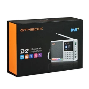 2.4'' LCD Portable DAB/DAB+ Digital Radio FM Receiver Alarm Clock USB Bluetooth - Picture 1 of 12