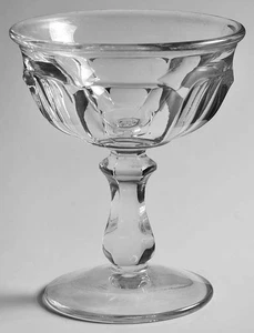 Imperial Glass-Ohio Old Williamsburg Clear Champagne Sherbet Glass 237407 - Picture 1 of 1