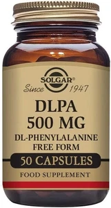 Solgar DLPA 500 mg DL-Phenylalanin freie Form 50 pflanzliche Kapseln - Bild 1 von 1