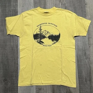 VTG 70s Sourdough Outfitters Men’s XL Graphic T-Shirt 80s Sun Faded Paper Thin - Picture 1 of 9