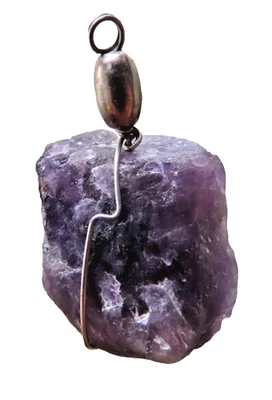 Ciondolo AMETISTA in argento 925 - Immagine 1 di 4