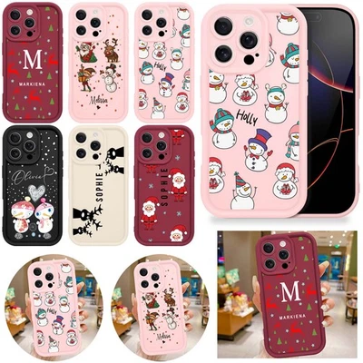 Funda de teléfono personalizada de Navidad para Samsung S24 S25 iPhone 16 Air 17 cubierta de gel Foto 1 de 4