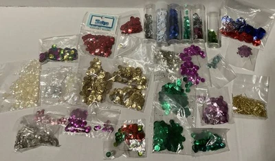 Lote de lantejoulas vintage - Imagem 1 de 4