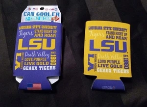 🌟NEW🌟 LSU Tigers Can Cooler Two Sided Design NCAA Koozie - Picture 1 of 1