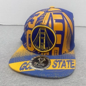 Top Level Marke Golden State Warriors Mütze Druckknopflasche flacher Schirm curry Draymond - Bild 1 von 7