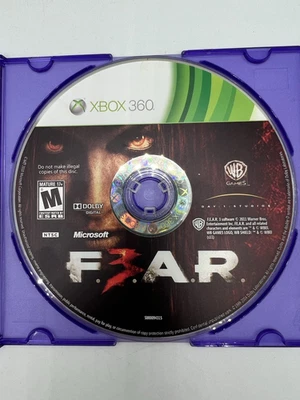 Solo disco F3AR Fear 3 Xbox 360 Foto 1 de 2