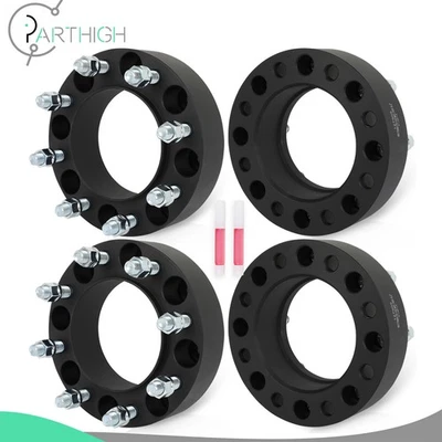 Espaciadores de rueda centrados en el cubo (4) 2" de grosor 14x1,5 124,9 CB para Ford F-250 F-350 8x170 Foto 1 de 4