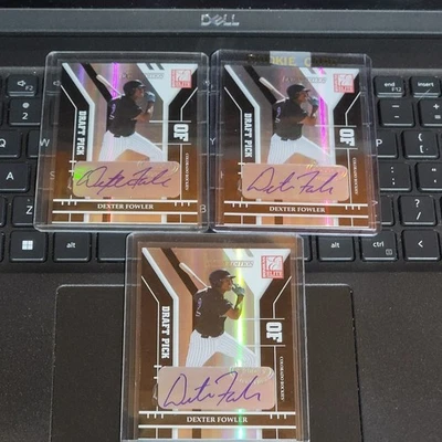 2004 Donruss Elite дополнительный выпуск авто Декстер Фаулер Rockies #340 /623 X 1 - Изображение 1 из 2