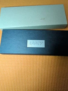 Lamy Fountain Pen 2000 Black Fiberglass Body Fine L01F - Picture 1 of 3