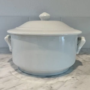 Apilco Porcelain Provençal Casserole w/ Lid 2-Quart Made France for W-Sonoma - Picture 1 of 10