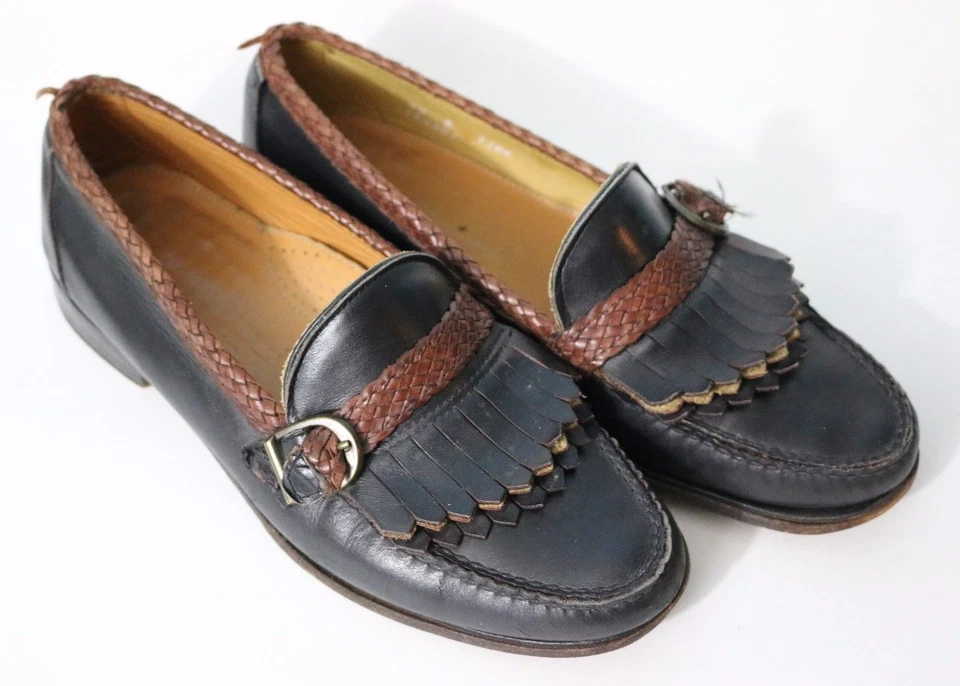 Zapatos de vestir Maine Classics para hombre 9,5 - Hechos a mano en EE. UU. raros elegantes informales Foto 1 de 4