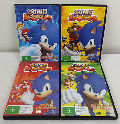 Sonic Boom Season 1 Vol 1,2,3,4 DVD Lot Sonic The Hedgehog (DVD, R4,) • 27.66£