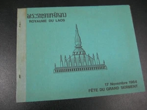 Laos 1964 Scenes from Buddhist Legend Souvenir Booklet MNH (SC# 99a) - Picture 1 of 3