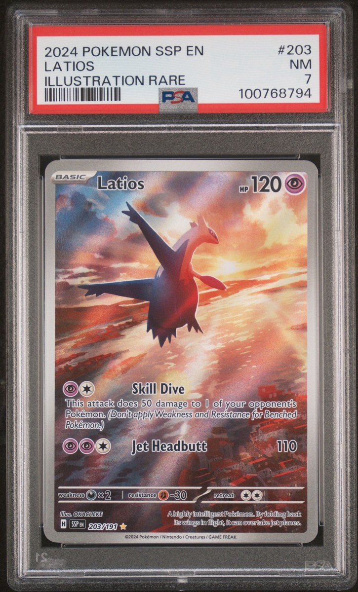 Pokémon TCG Professional Sports Authenticator (PSA) Grade 7 Pokémon TCG Professional Sports Authenticator (PSA) Grade 7