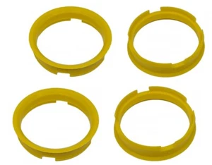 4 St. Zentrierringe 72,5 auf 65,1 gelb  - Bild 1 von 1