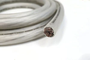 KnuKonceptz Kolossus 4 Gauge Silver OFC Battery Wire Tinned Copper Cable 5M - Picture 1 of 2