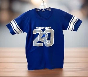 VTG Detroit Lions 90’s Pro Line Champion Shirt Mens L Barry Sanders 20 Helmet W3 - Picture 1 of 5