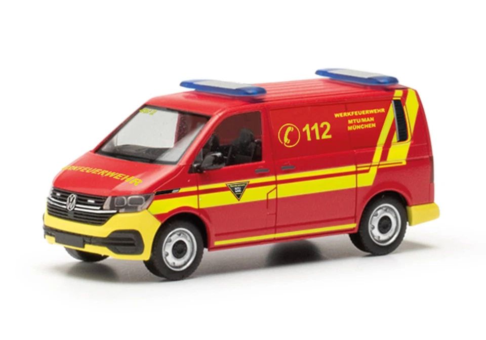HERPA - VOLKSWAGEN T6.1 Vigili del fuoco MTU/MAN Monaco di Baviera - 1/87 - H... - Immagine 1 di 1