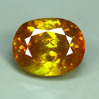 4.53 Cts_diamond Lustrous_100 % Natural Unheated Sunset Orange Sphalerite