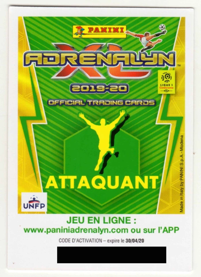 PANINI ADRENALYN LIGUE 1 2019-2020 - CARTES BASE (1 à 288) / DUOS / UPDATE - Photo 1/1