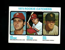 1973 Topps # 613 Rookie Catchers Bob Boone RC Ex-Mt