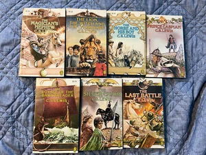 Chronicles of Narnia Paperback Book Set #1-7 1980 Fontana Lions - Bild 1 von 13