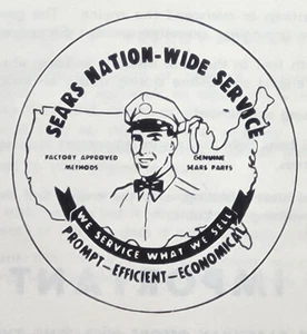 1950's Sears & Roebuck Craftsman Engine Manual Model 143.134012 - Picture 1 of 7