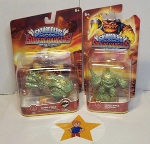 SKYLANDERS SUPERCHARGES [S5] 'RARE' Patina Burn Cycle &Lava Lance Eruptor - BNIB - Picture 1 of 3