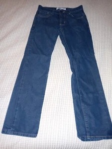 OLD NAVY Boys Dark Wash Blue Denim Skinny Jeans Size 12 Regular Adjustable Waist - Picture 1 of 5