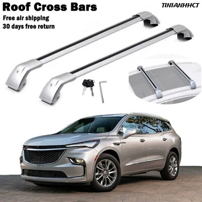 Barras transversales aptas para Buick Enclave 2018-2024 barra de carga portaequipajes barras transversales Foto 1 de 4