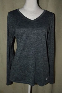 Nike Mujer Dri - Camisa Fit / Talla Grande / Manga Larga / Gris - Imagen 1 de 4