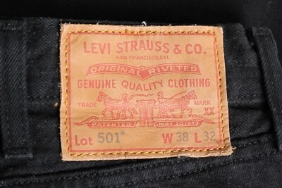 Jeans rectos de corte regular LEVIS 501 PREMIUM BIG E para hombre talla W38 L... - Imagen 1 de 4