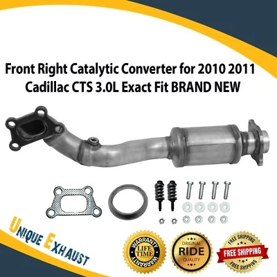 Convertidor catalítico delantero derecho para Cadillac CTS 2010-2011 3,0 L ajuste exacto NUEVO Foto 1 de 4