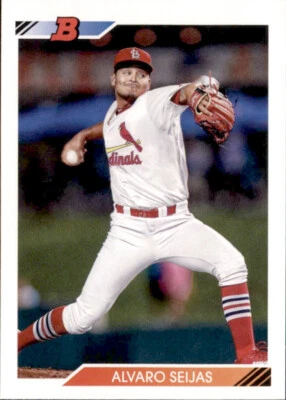 2020 BOWMAN HERITAGE PROSPECT ST.LOUIS CARDINALS - ALVARO SEIJAS #BHP-60 - Image 1 of 2