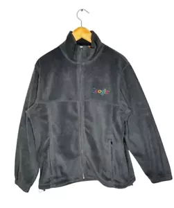 Men's Google Embroidered Harriton Polyester Full-Zip Jacket Small High Neck Work - Picture 1 of 9