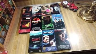 (11) Vhs Tapes,Misery,Jurassic Park,Changeling,Blues Brothers,like new......! Foto 1 de 4