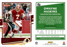 2020 Donruss Football Card 237 DWAYNE HASKINS WASHINGTON REDSKINS