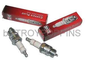 CUSHMAN HAULSTER TRUCKSTER OMC PARTS-2-CHAMPION IGNITION SPARK PLUGS 18HP 111960 - Imagen 1 de 1