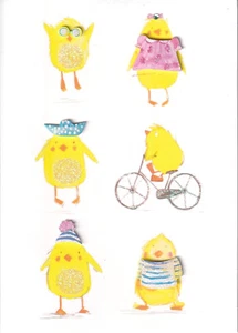 PAPYRUS EASTER CARD NIP (MRP $5,95) GIALLO PULCINI CARD (O3) - Foto 1 di 2